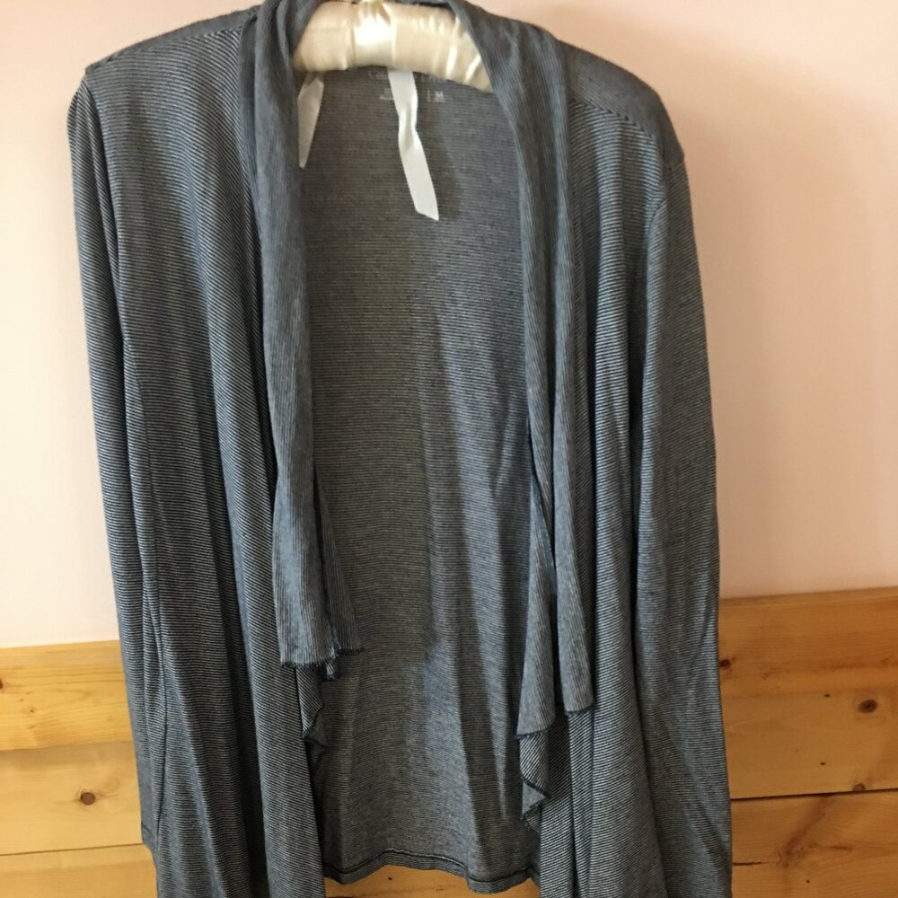 Coldwater Creek Navy/White long sleeve Sweater